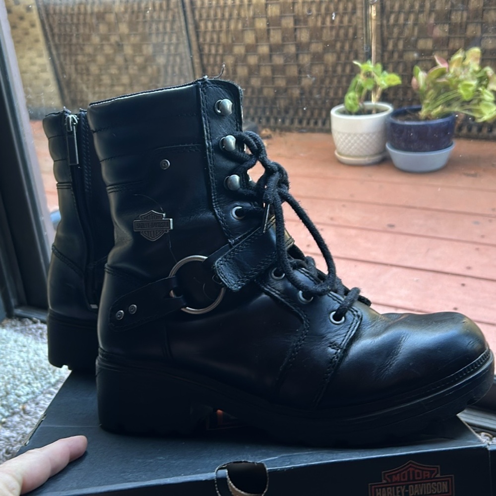 Harley Davidson Tehan boot, 6” lace up